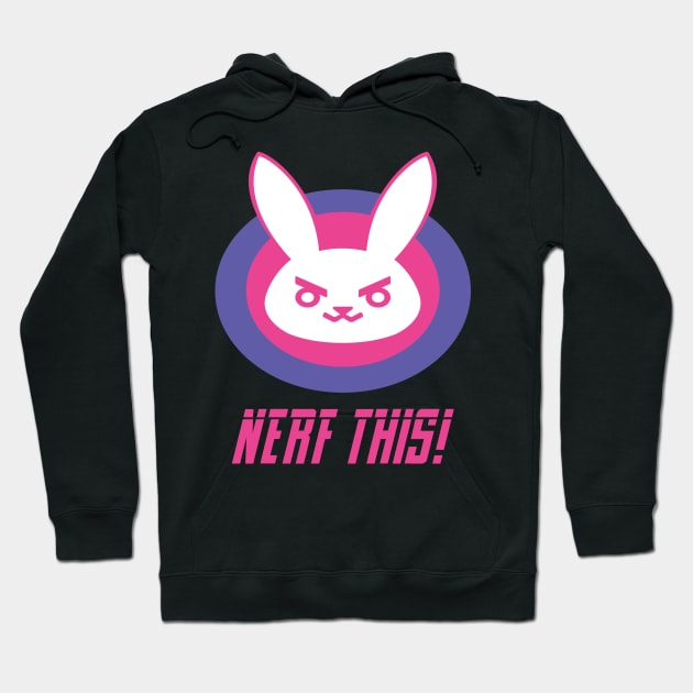 D.Va – Nerf This! Hoodie by fandemonium